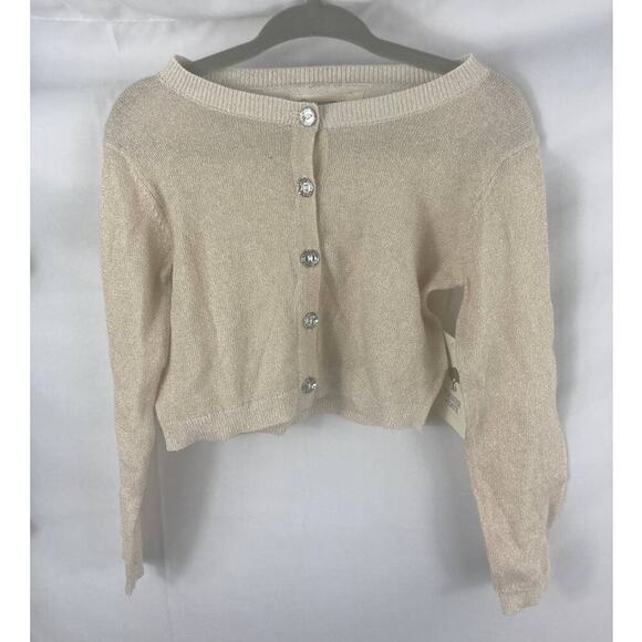 NWT Tucker + Tate Holiday Sparkle button up sweater 2 - Picture 1 of 3